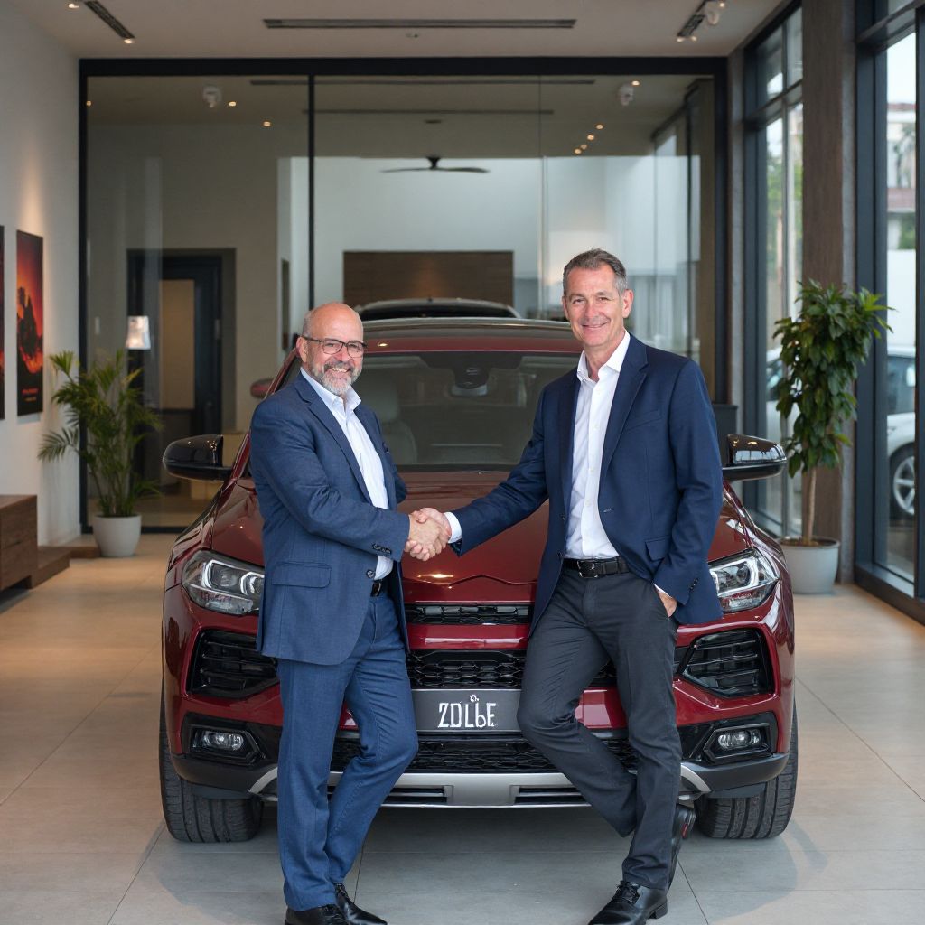 Fundadores de AutoSelect en los inicios de la empresa