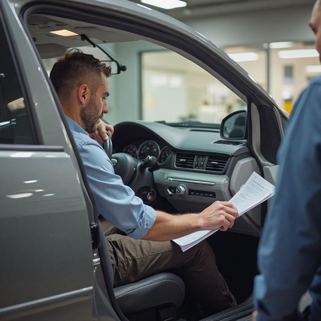 Revisión de documentación de un vehículo