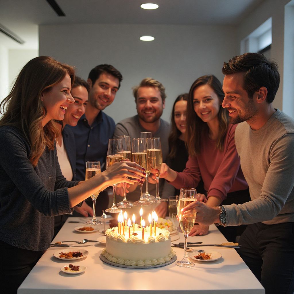 Celebración por aniversario de la empresa